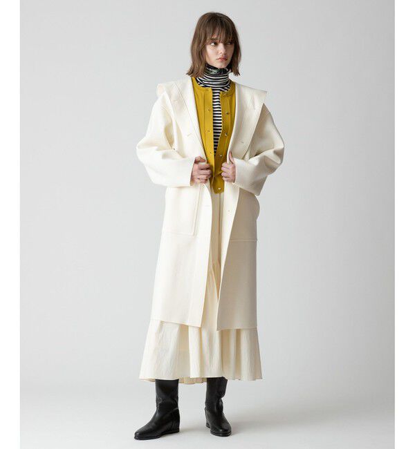 allureville「圧縮メルトンフーディコート」|その他|