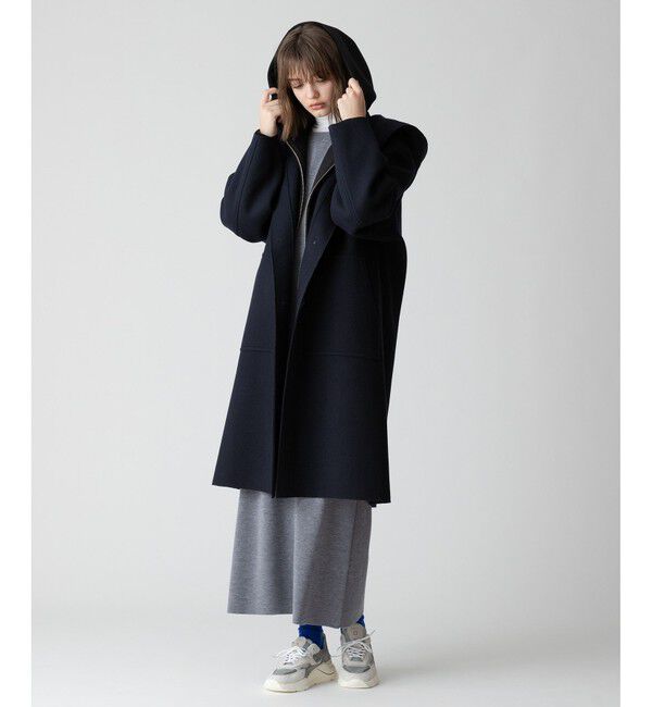 allureville「圧縮メルトンフーディコート」|その他|