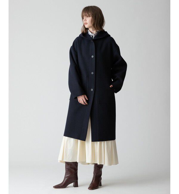 allureville「圧縮メルトンフーディコート」|その他|