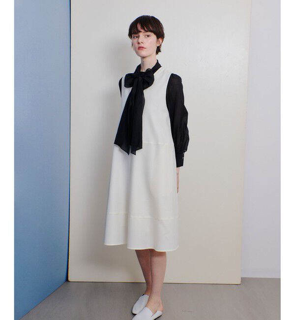 allureville「V/Nオーバーフレアワンピース」|ワンピース|