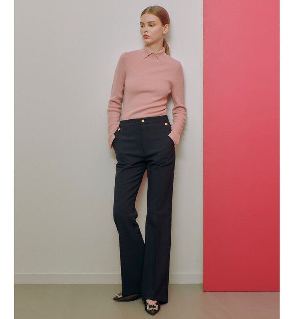 LOULOU WILLOUGHBY「【LOULOU WILLOUGHBY】レギュラーカラータートルネックプルオーバー」|ニット・セーター|