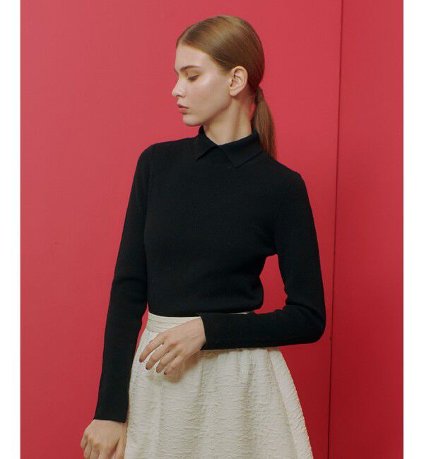 LOULOU WILLOUGHBY「【LOULOU WILLOUGHBY】レギュラーカラータートルネックプルオーバー」|ニット・セーター|