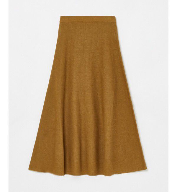 allureville「ハイゲージペーパーヤーンフレアスカート」|フレア|