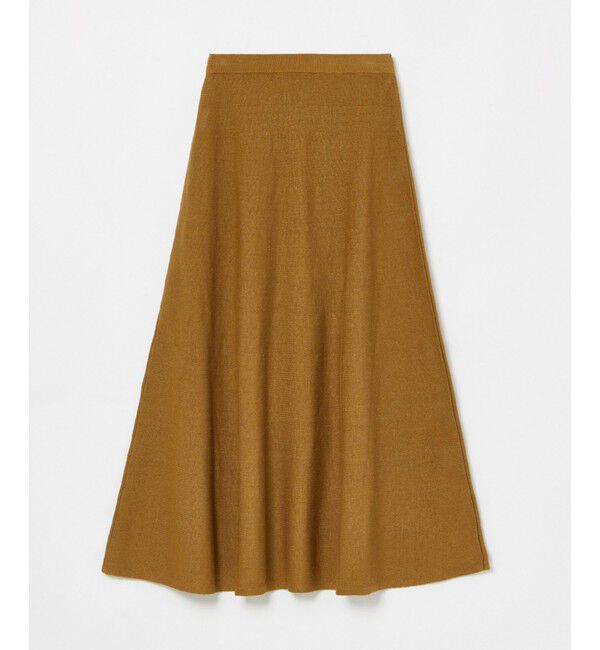 allureville「ハイゲージペーパーヤーンフレアスカート」|フレア|