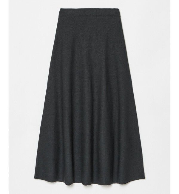 allureville「ハイゲージペーパーヤーンフレアスカート」|フレア|