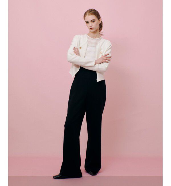 LOULOU WILLOUGHBY「【LOULOU WILLOUGHBY】ハーフW 2WAY ジャケット」|ニット・セーター|