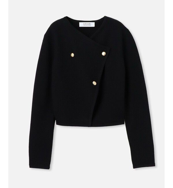 LOULOU WILLOUGHBY「【LOULOU WILLOUGHBY】ハーフW 2WAY ジャケット」|ニット・セーター|