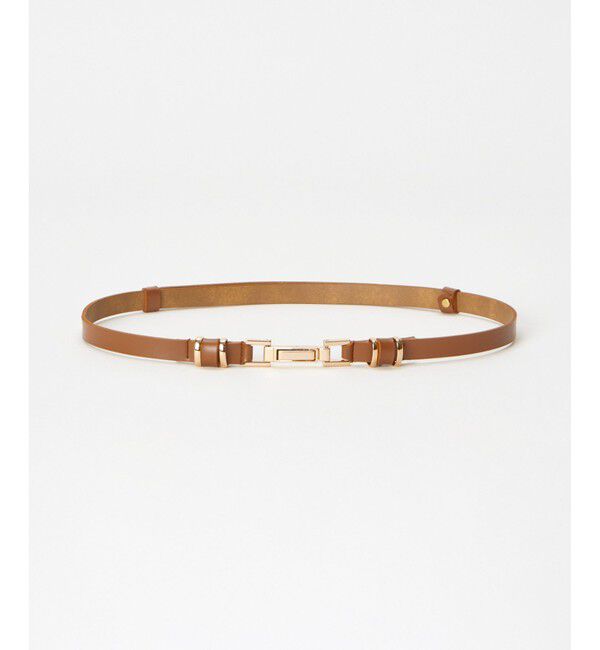 allureville「ビットバックルナローベルトアジャストベルト」|ベルト|