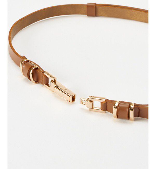 allureville「ビットバックルナローベルトアジャストベルト」|ベルト|