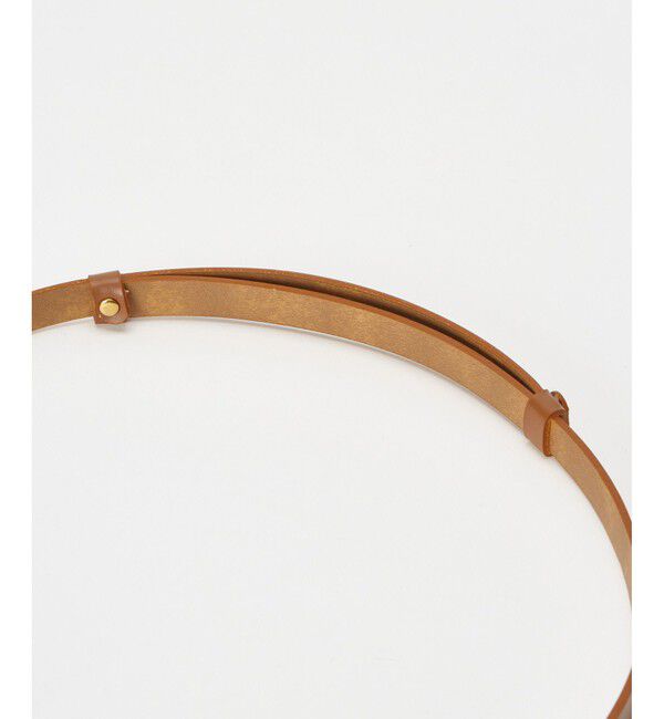 allureville「ビットバックルナローベルトアジャストベルト」|ベルト|