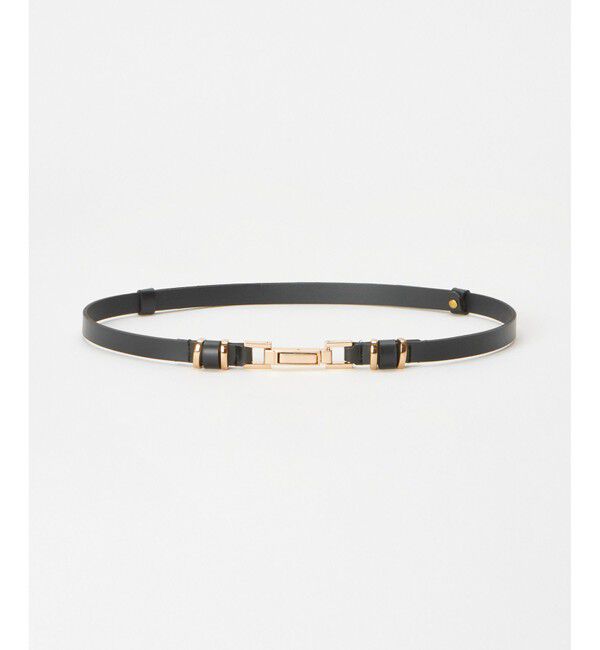 allureville「ビットバックルナローベルトアジャストベルト」|ベルト|