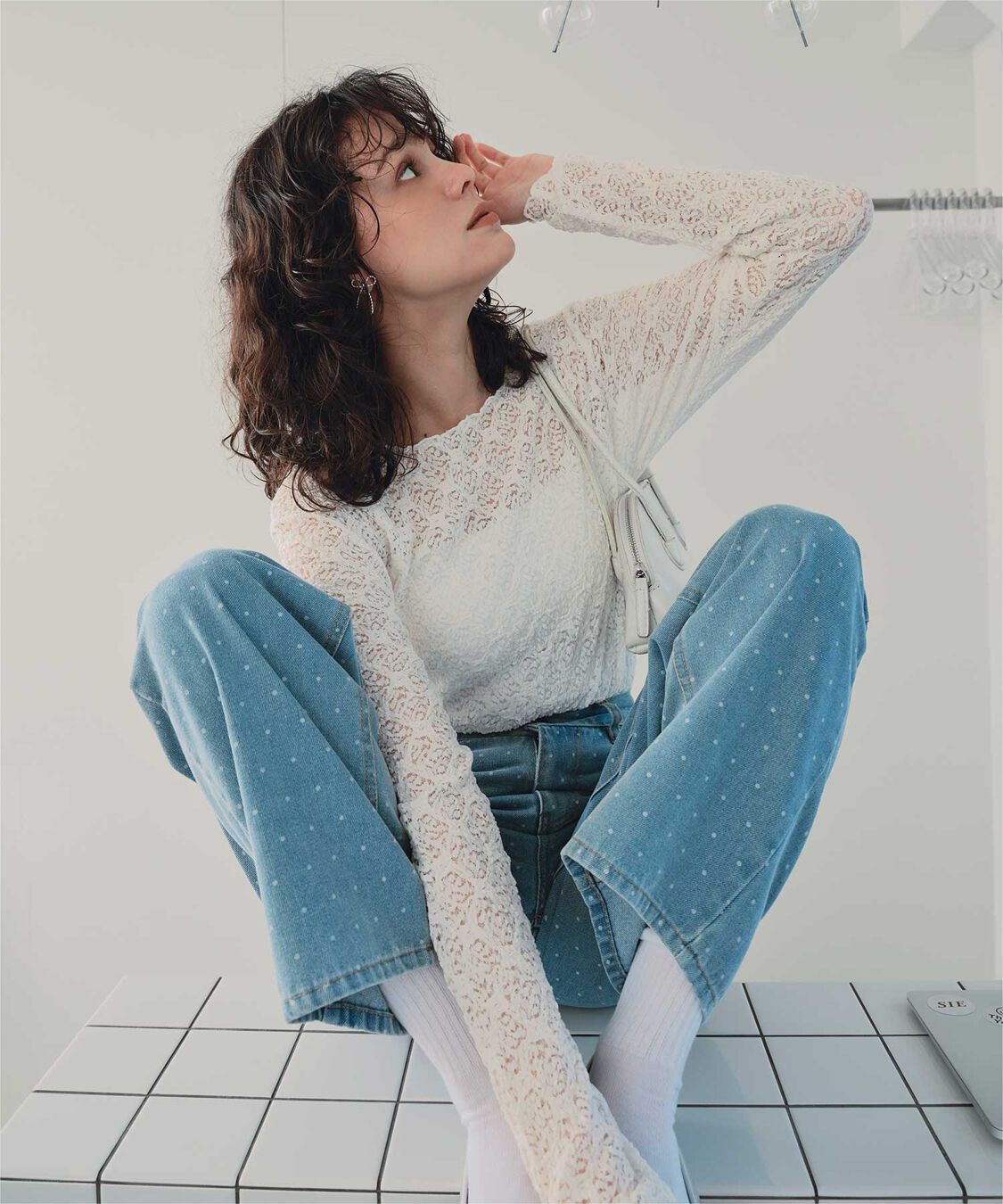 titivate「シアーレーストップス」|Tシャツ・カットソー|