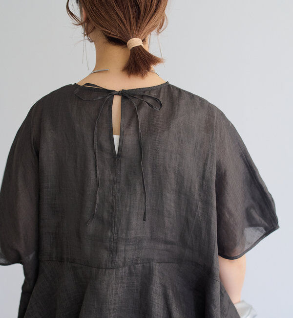  「【＠sein___000企画】ラミー2枚重ねペプラムブラウス」|プルオーバー|