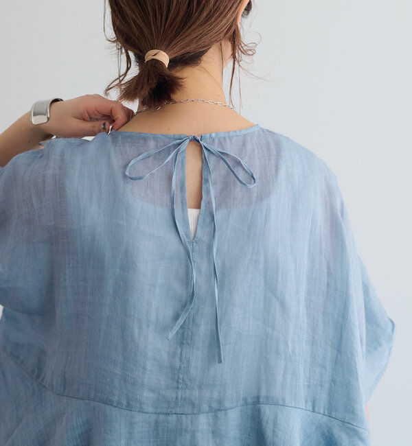  「【＠sein___000企画】ラミー2枚重ねペプラムブラウス」|プルオーバー|