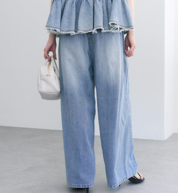  「【25th】綿麻デニムイージーパンツ」|その他|