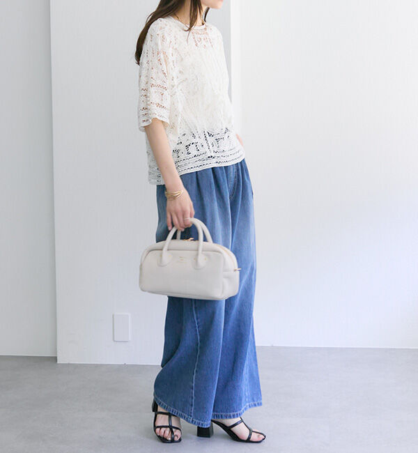  「【25th】綿麻デニムイージーパンツ」|その他|