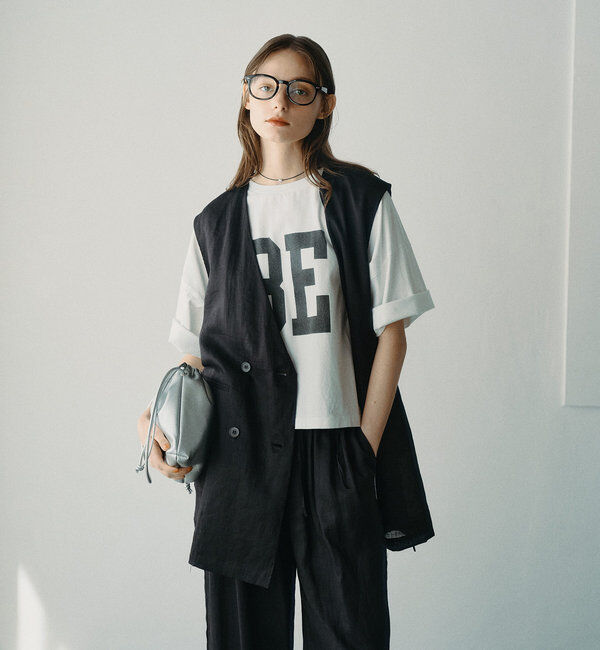  「スーピマコットンBIGロゴショートTシャツ」|Tシャツ・カットソー|