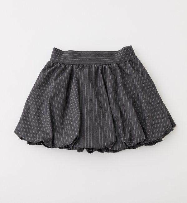  「【premiumorder】バルーンミニスカート」|スカート|グレー