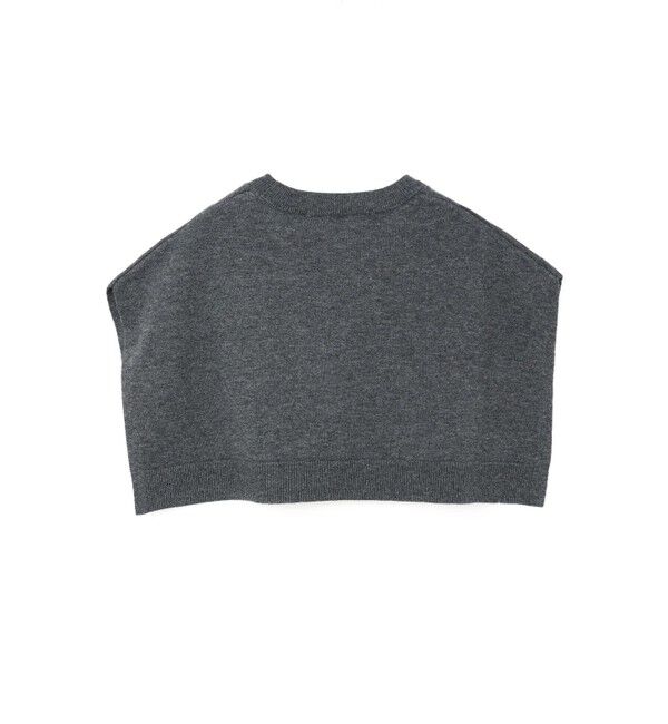 mizuiro ind「mizuiro ind ショートポンチョ」|ベスト・ジレ|