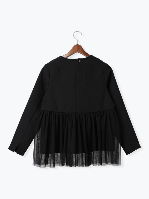 Te chichi「【セレモニーアイテム】チュールギャザーヘムドッキングブラウス（セットアップ可）」|シャツ・ブラウス|