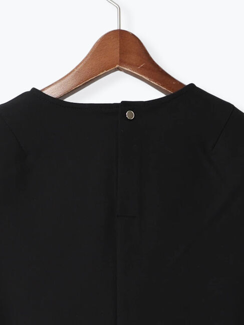 Te chichi「【セレモニーアイテム】チュールギャザーヘムドッキングブラウス（セットアップ可）」|シャツ・ブラウス|