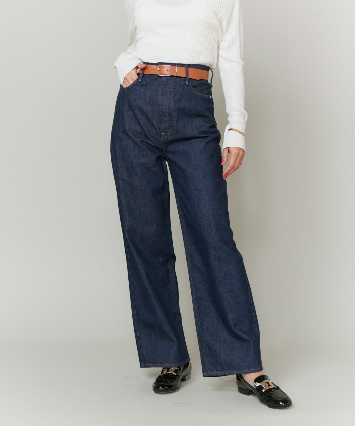 INED「《SUPERIOR CLOSET》別注ハイライズストレートデニム《upper hights》」|その他|インディゴ9