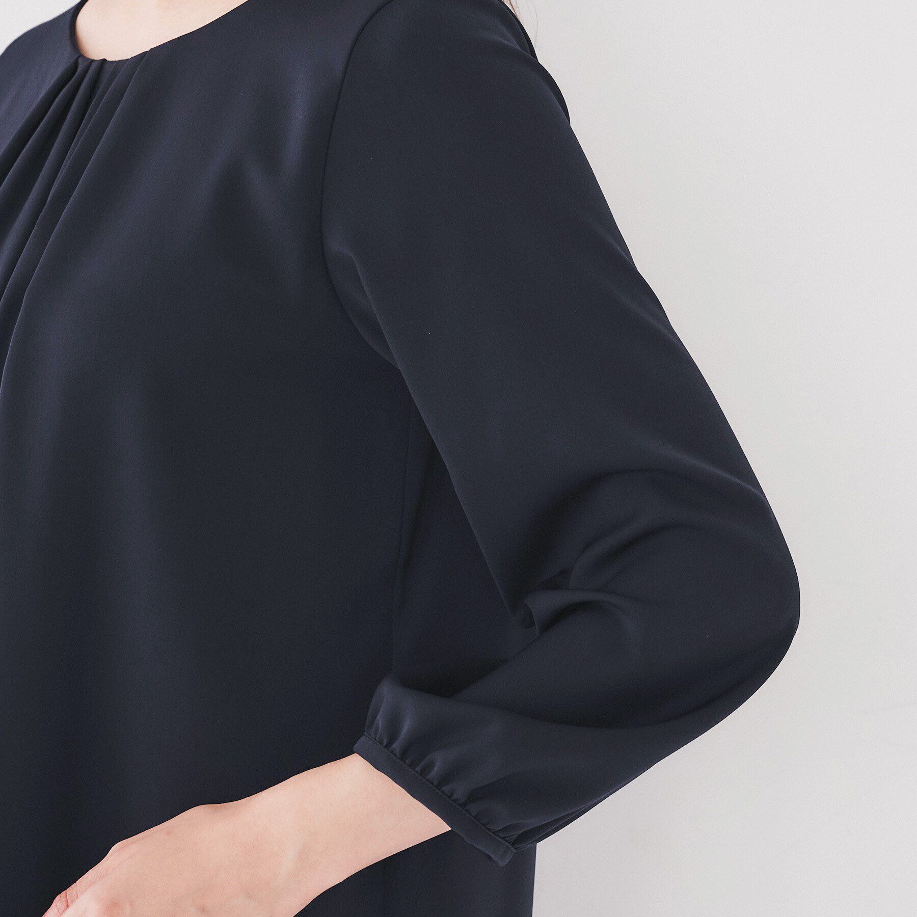 UNTITLED「【通勤スーツ/入卒/セレモニー】ドッキングインナーブラウス」|シャツ・ブラウス|