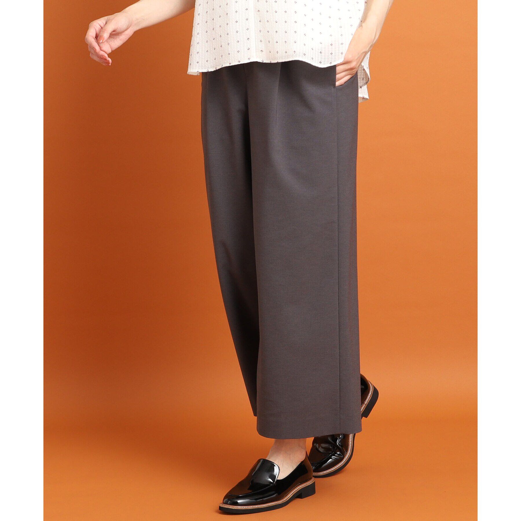 Reflect「【SALE／接触冷感／マシンウォッシュ可／ウエスト総ゴム】フルレングスワイドパンツ」|その他|