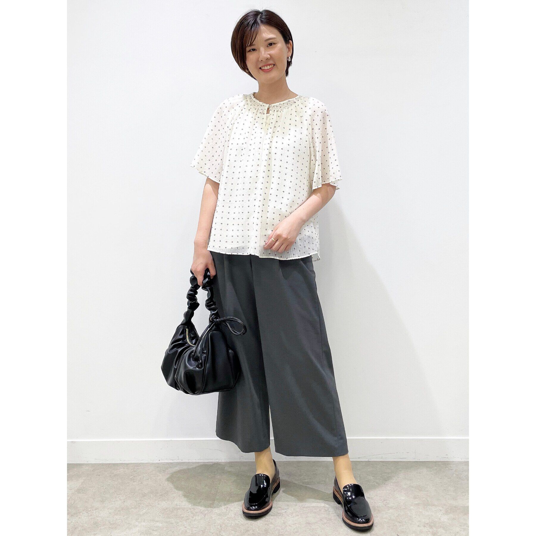 Reflect「【SALE／接触冷感／マシンウォッシュ可／ウエスト総ゴム】フルレングスワイドパンツ」|その他|