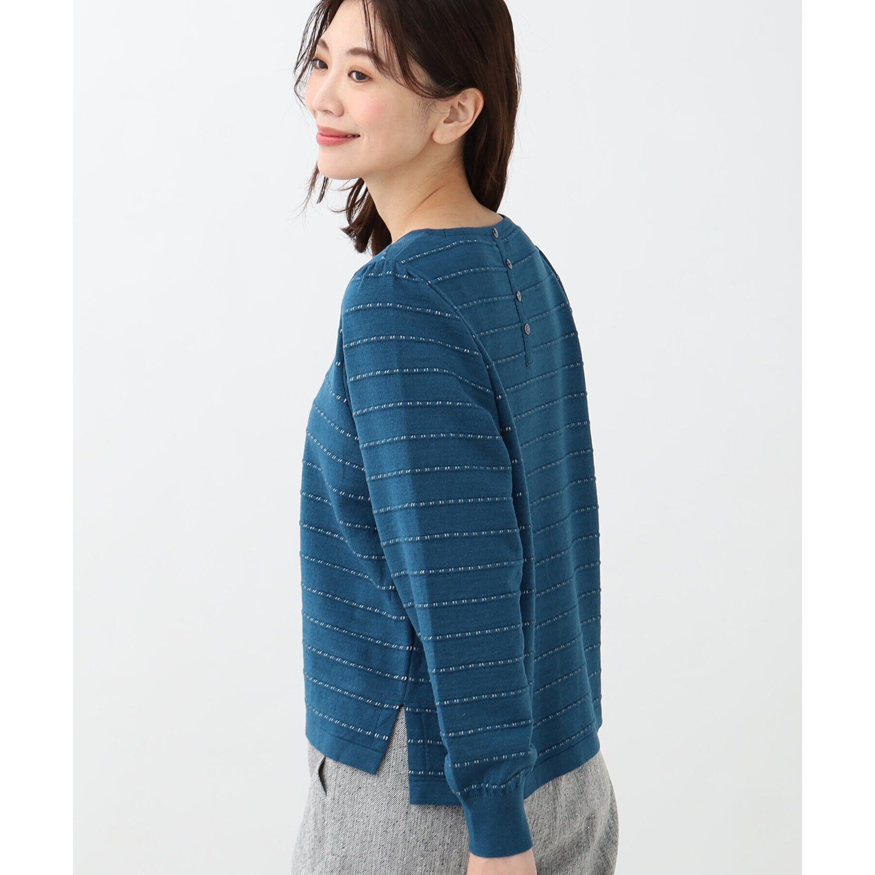 Reflect「【手洗い可】ハイゲージラメニット」|ニット・セーター|