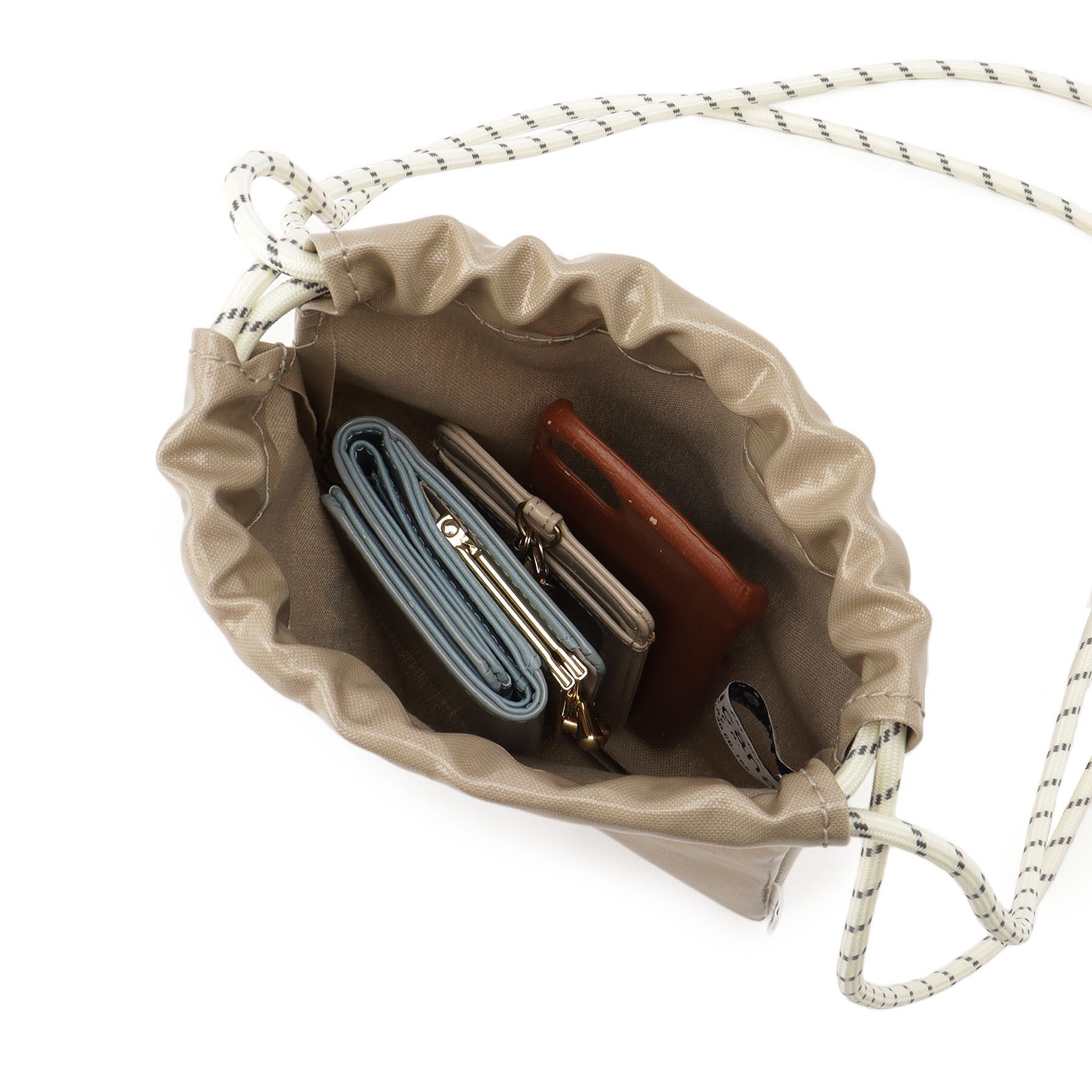 DRESSTERIOR「Americana（アメリカーナ）&times;TEMBEA PVCコーティング巾着」|ハンドバッグ|