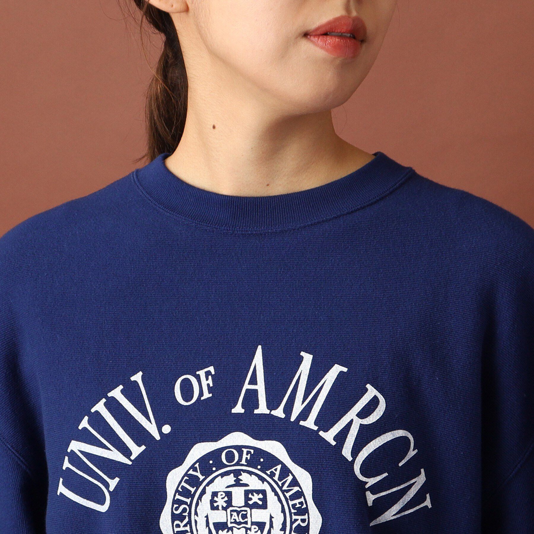 DRESSTERIOR「Americana（アメリカーナ）カレッジロゴスウェット」|パーカー|