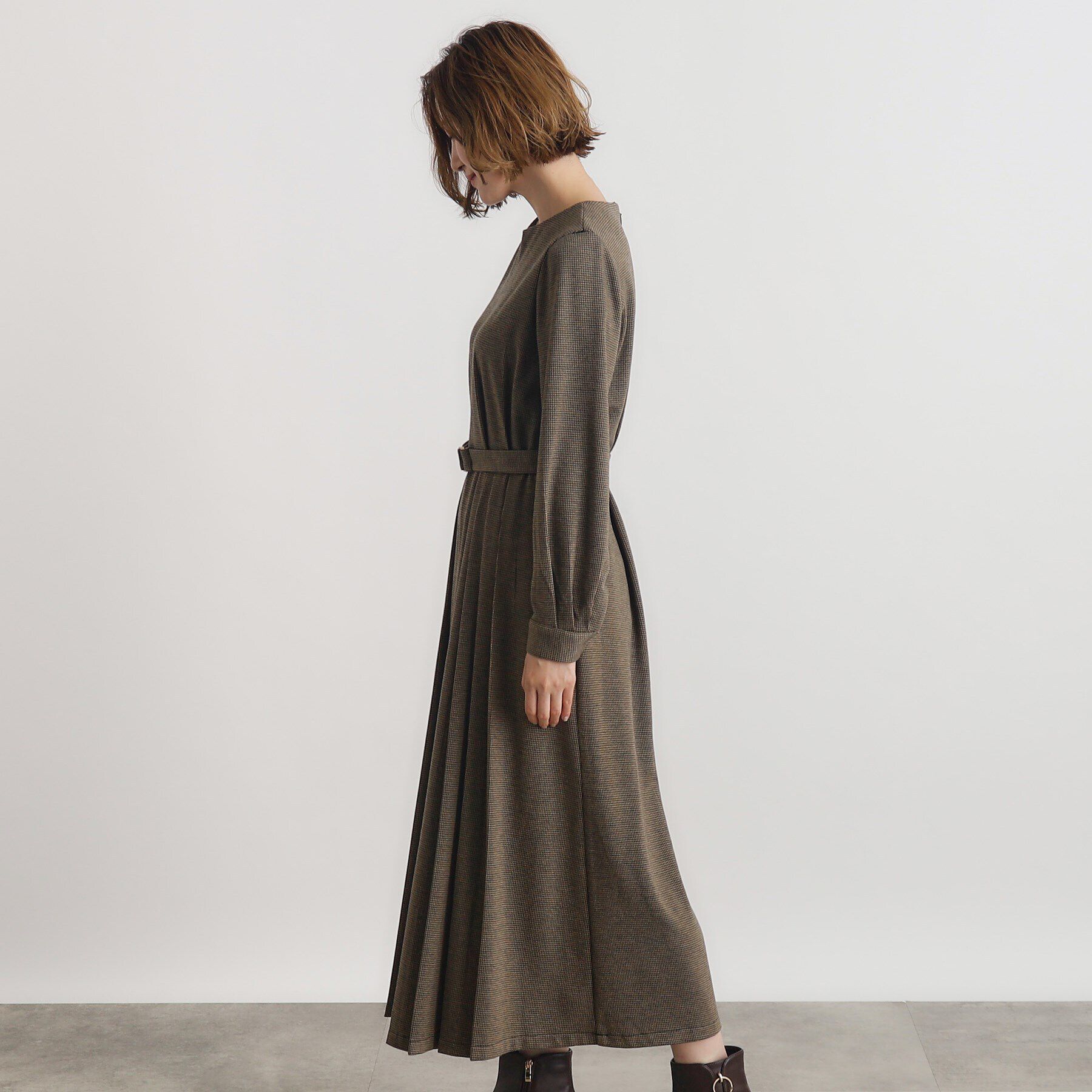 grove「カットジャカードワンピース」|ワンピース|