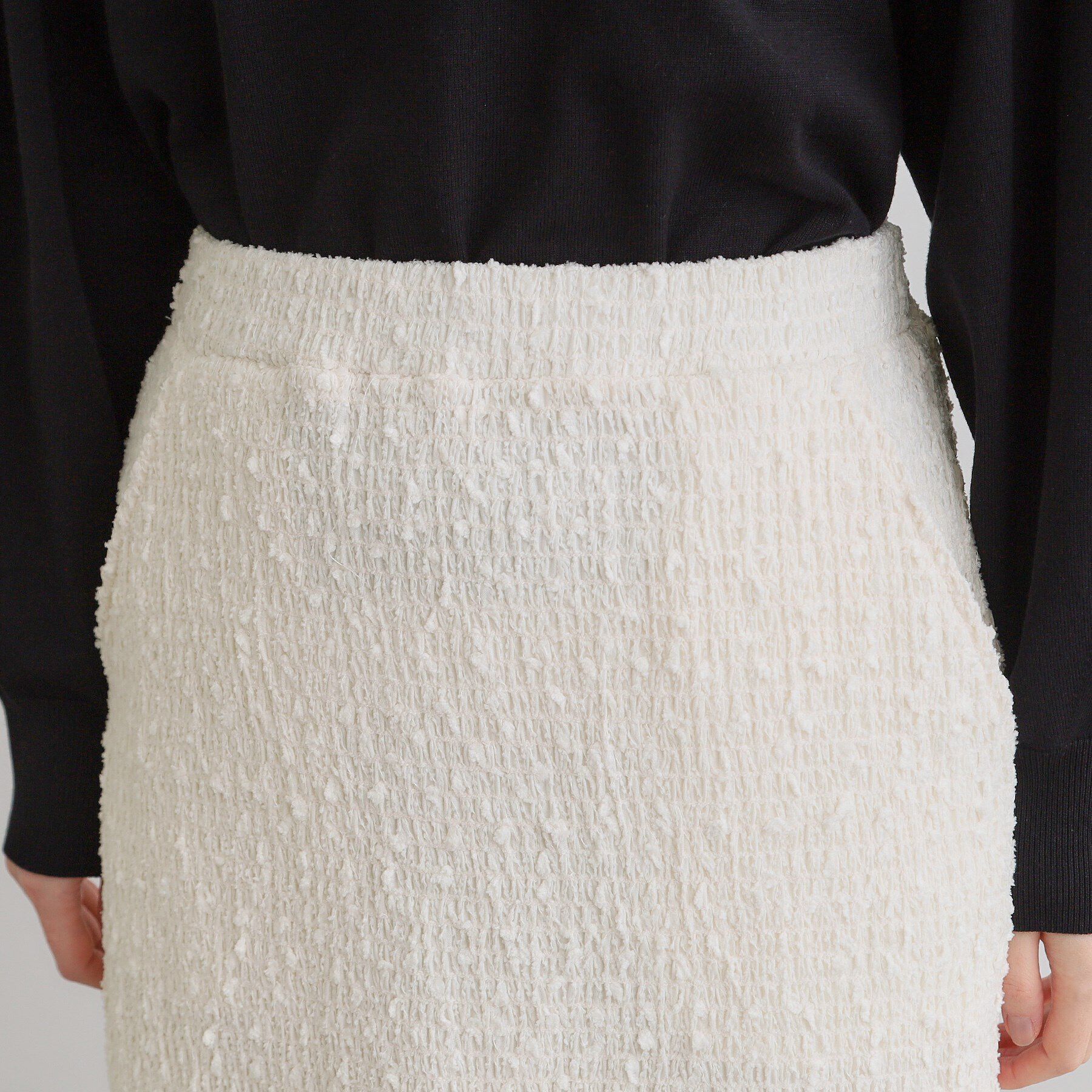 grove「シャーリングナロースカート」|スカート|