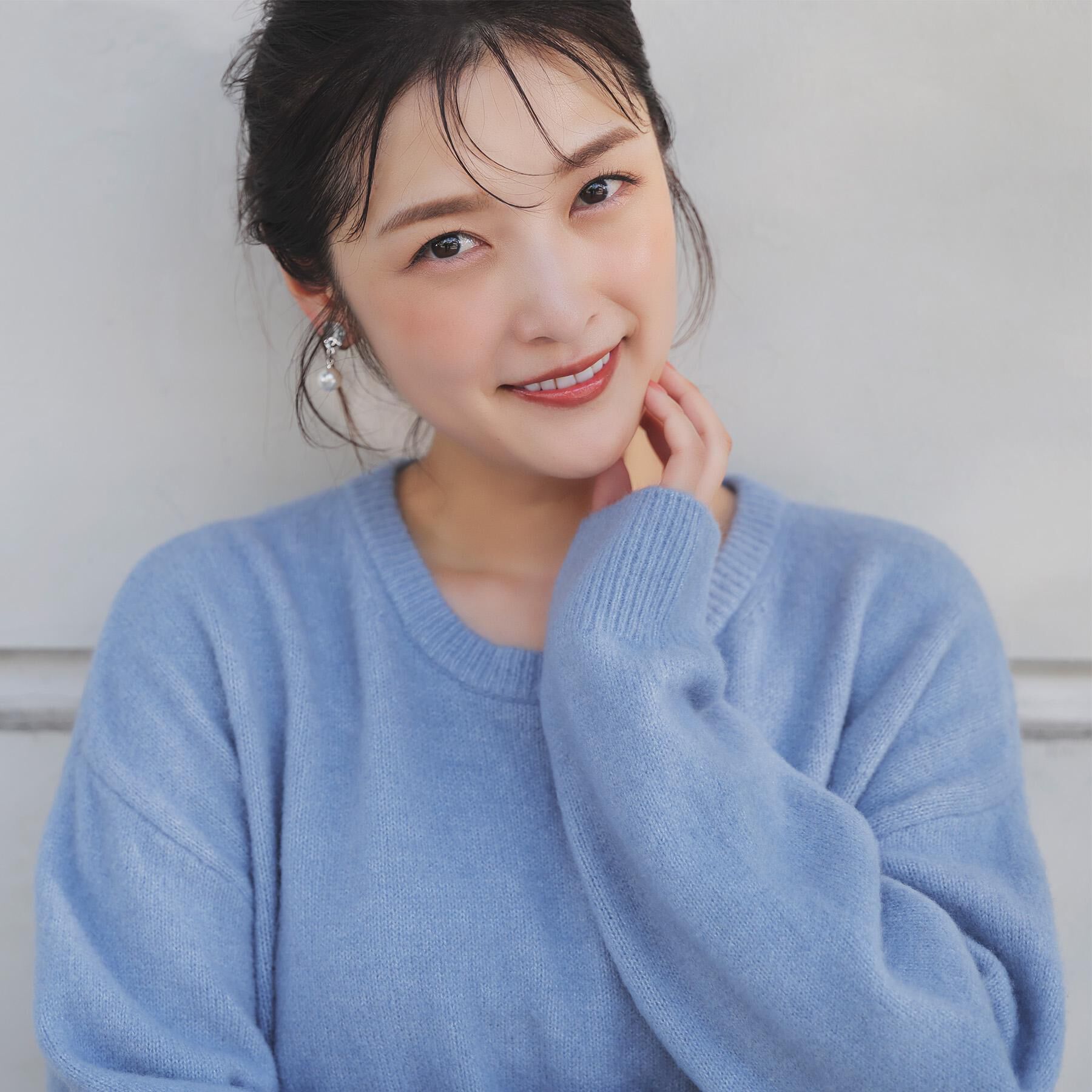 grove「【石川梨華さん着用】【洗える】レイヤードにもおすすめ！サイド釦ニット」|ニット・セーター|