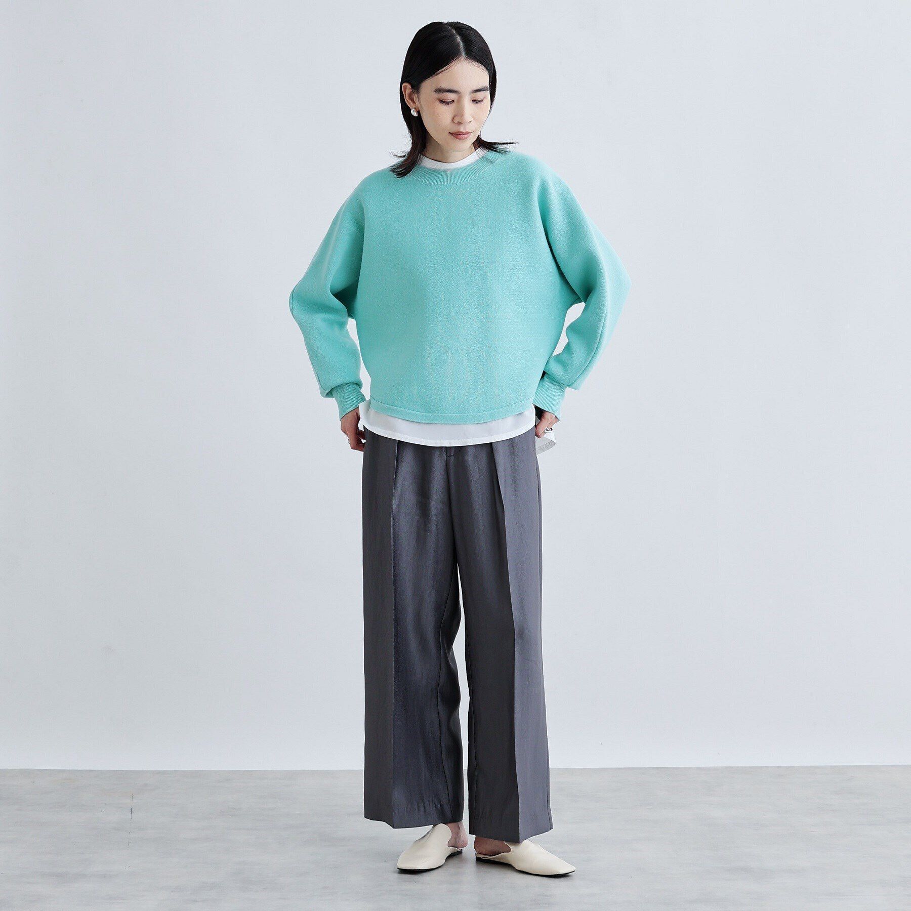 GALLEST「ラウンドヘムニット」|ニット・セーター|