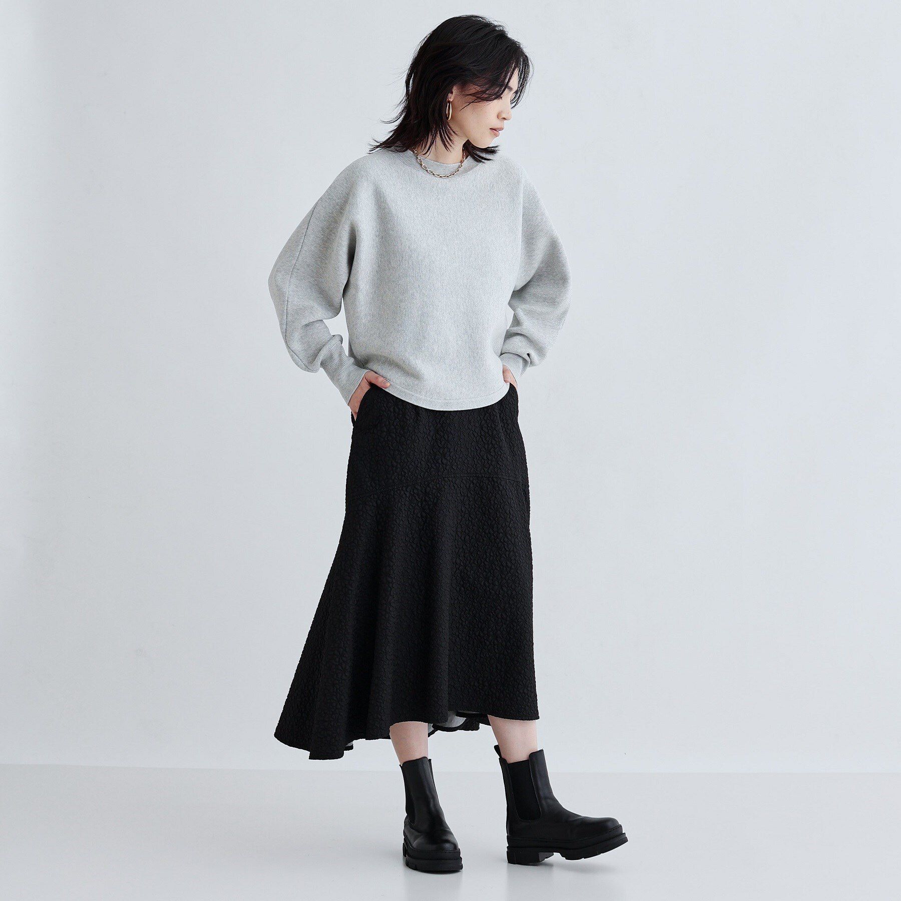 GALLEST「ラウンドヘムニット」|ニット・セーター|