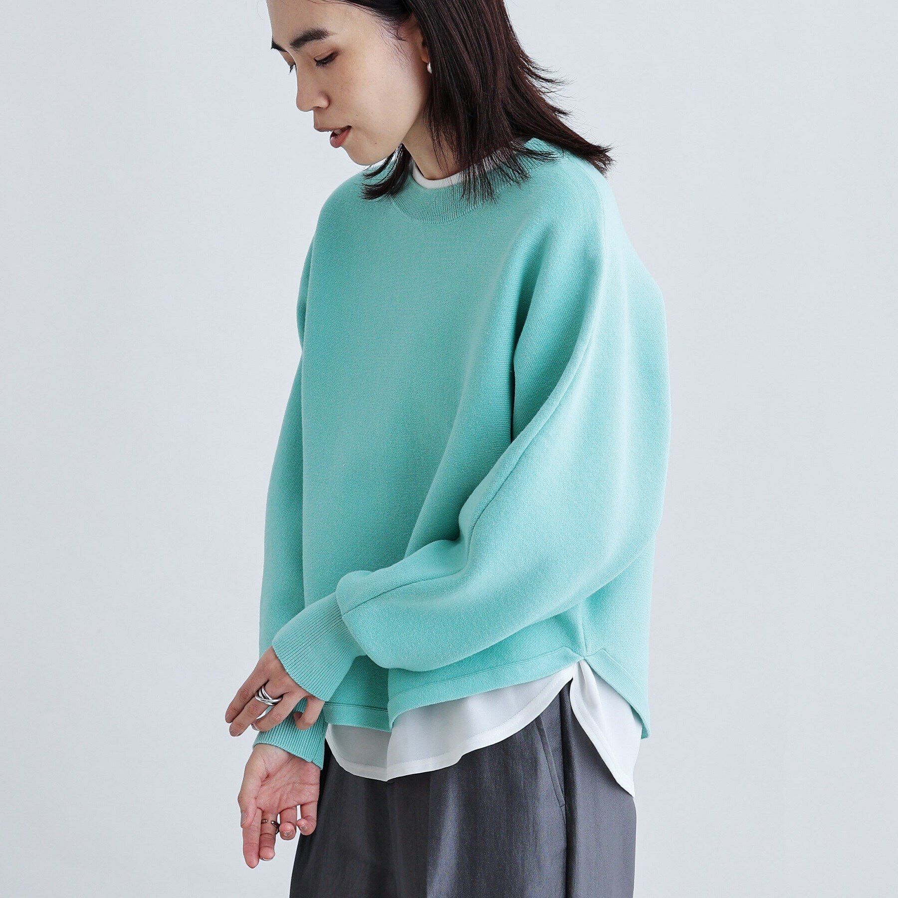 GALLEST「ラウンドヘムニット」|ニット・セーター|