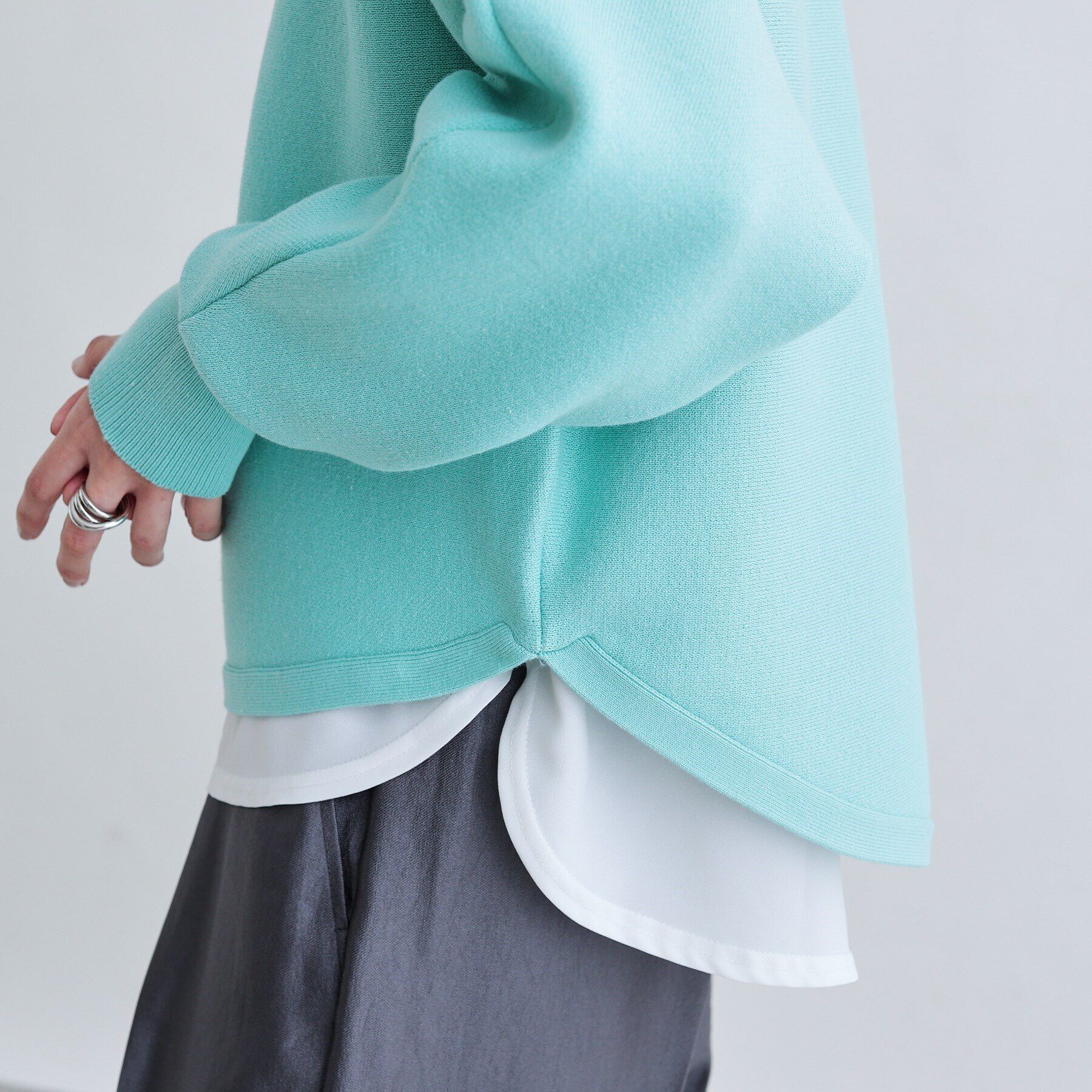 GALLEST「ラウンドヘムニット」|ニット・セーター|