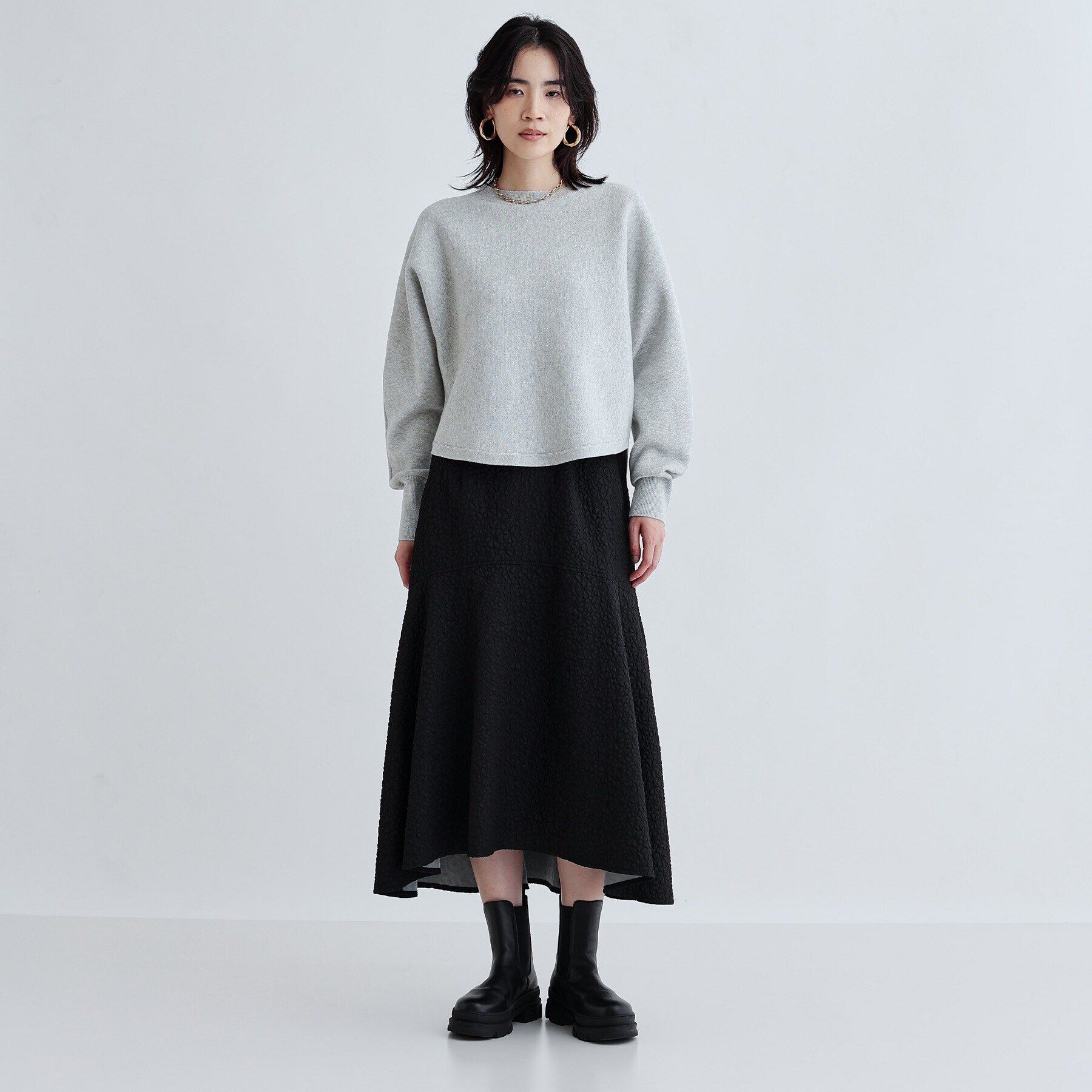 GALLEST「ラウンドヘムニット」|ニット・セーター|