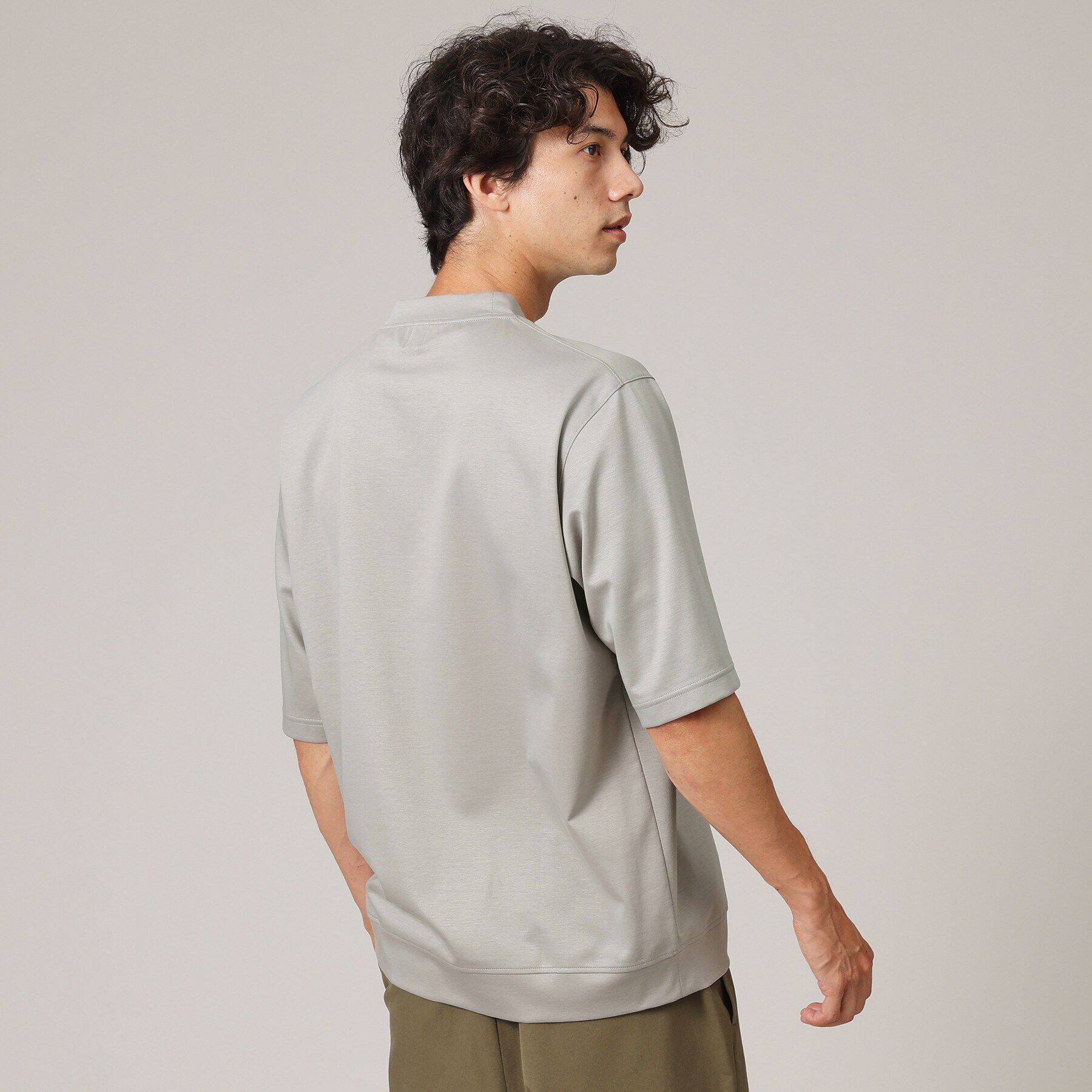 TAKEO KIKUCHI「Vネック フェイクレイヤード カットソー」|Tシャツ・カットソー|