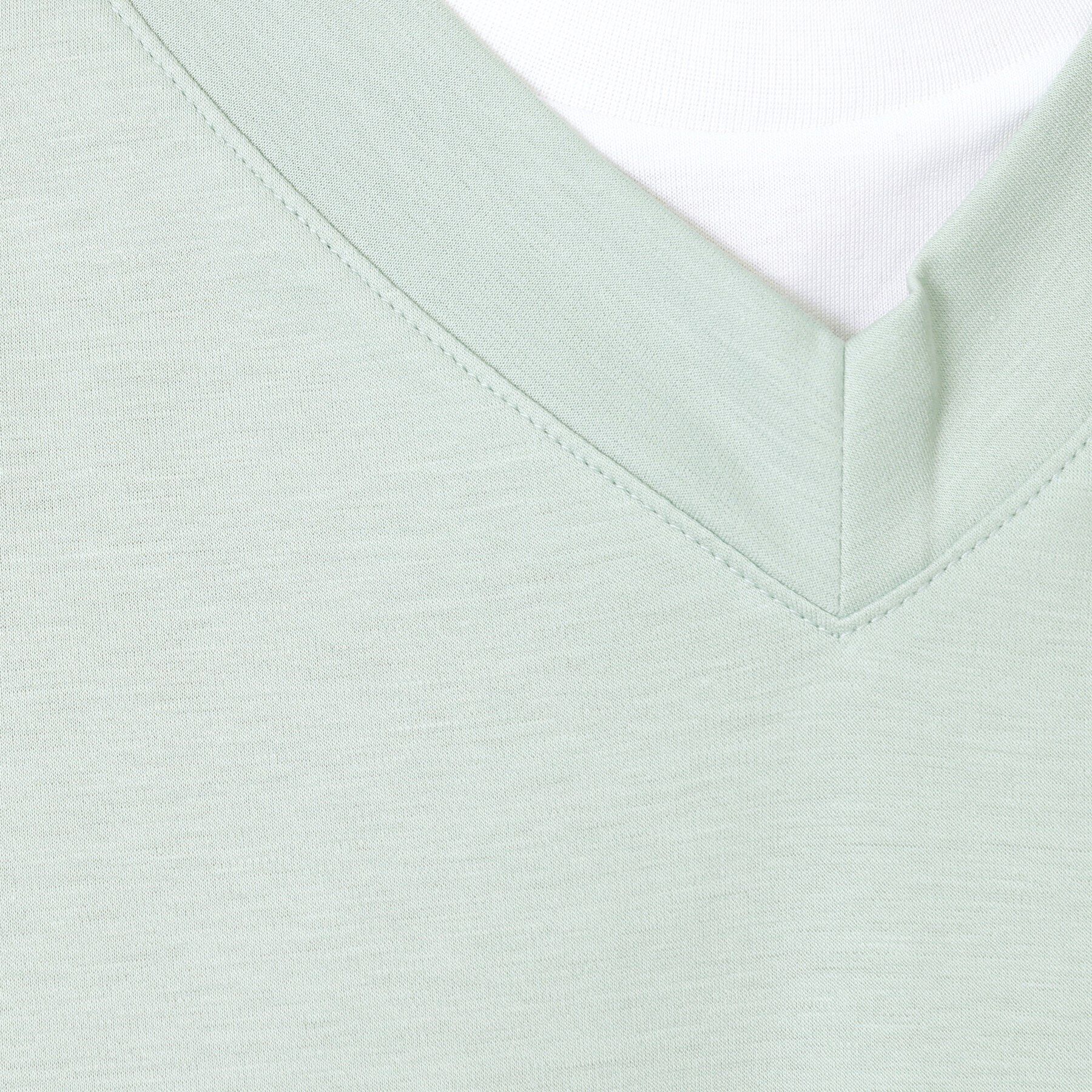 TAKEO KIKUCHI「Vネック フェイクレイヤード カットソー」|Tシャツ・カットソー|