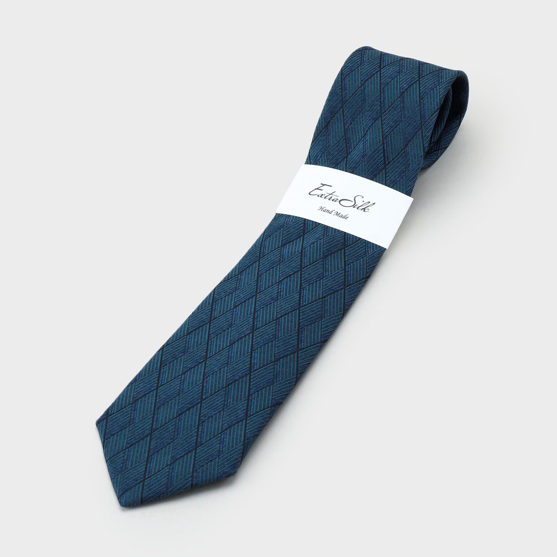 TAKEO KIKUCHI「菱文様（ひしもん）エクストラシルク　ネクタイ」|ネクタイ・蝶ネクタイ|グリーン(522)