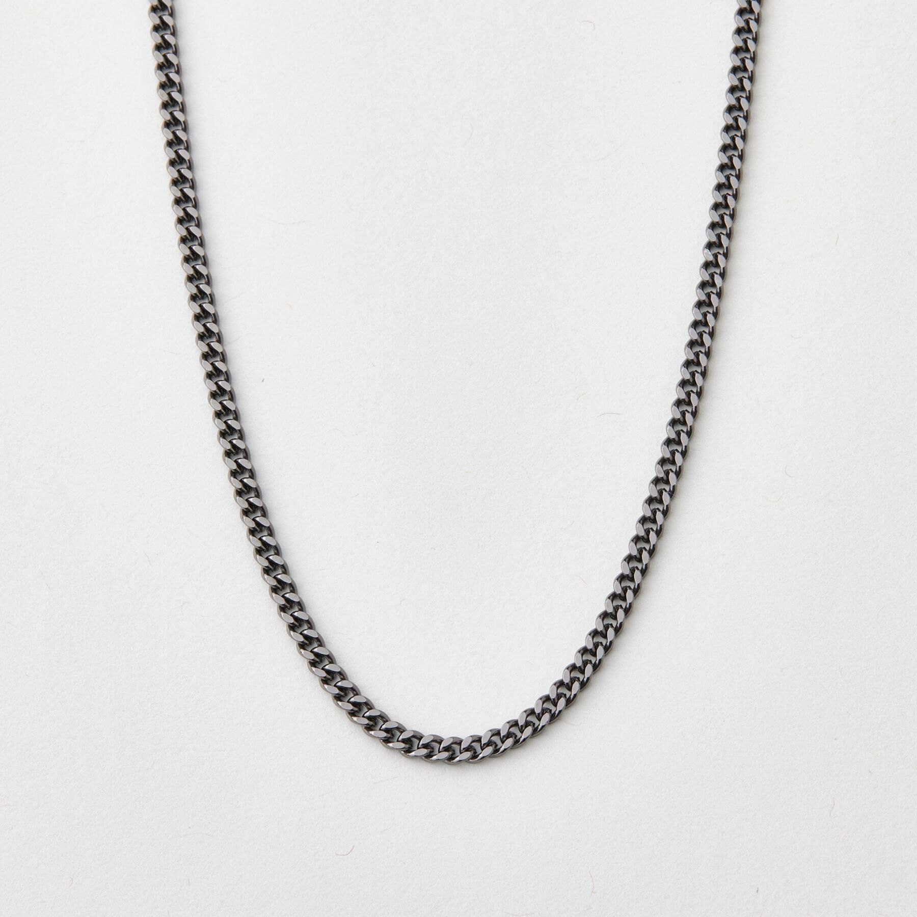 TAKEO KIKUCHI「MIDDLEボリュームネックレス」|ネックレス|ブラックシルバー(0