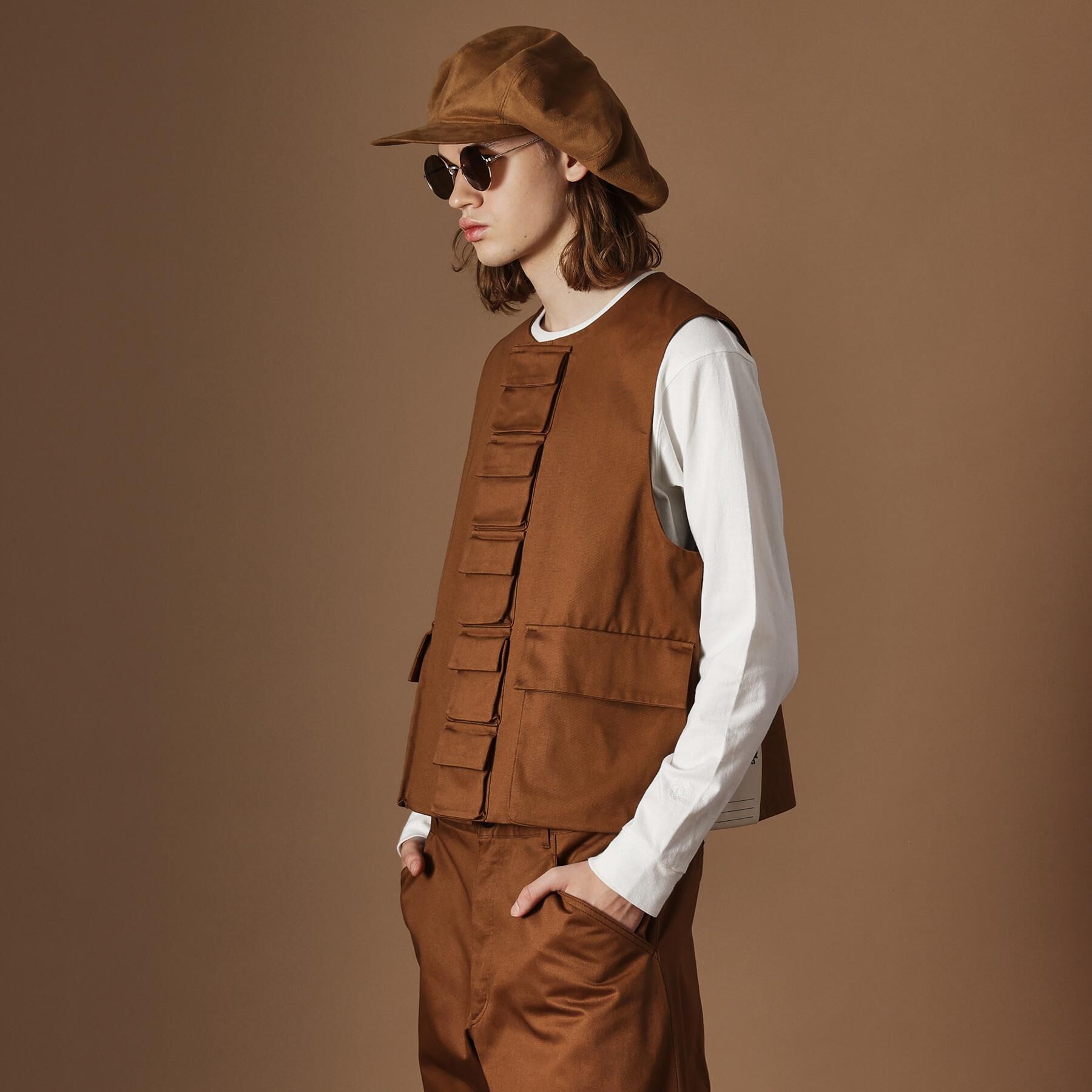 40CARATS&525「【Sサイズ～】多ポケットユーティリティべスト」|ベスト・ジレ|