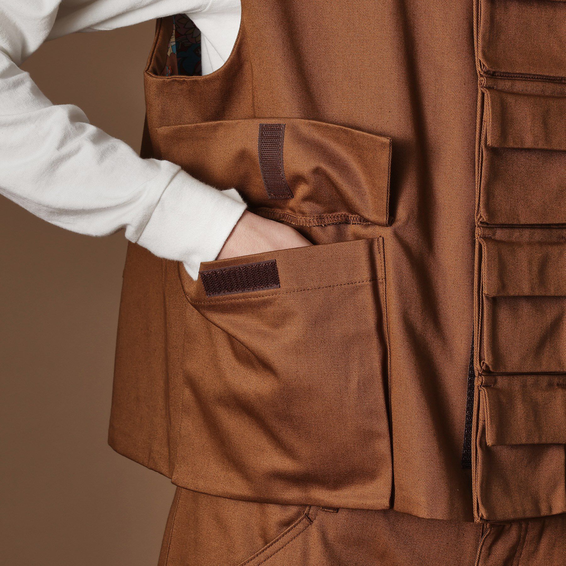 40CARATS&525「【Sサイズ～】多ポケットユーティリティべスト」|ベスト・ジレ|