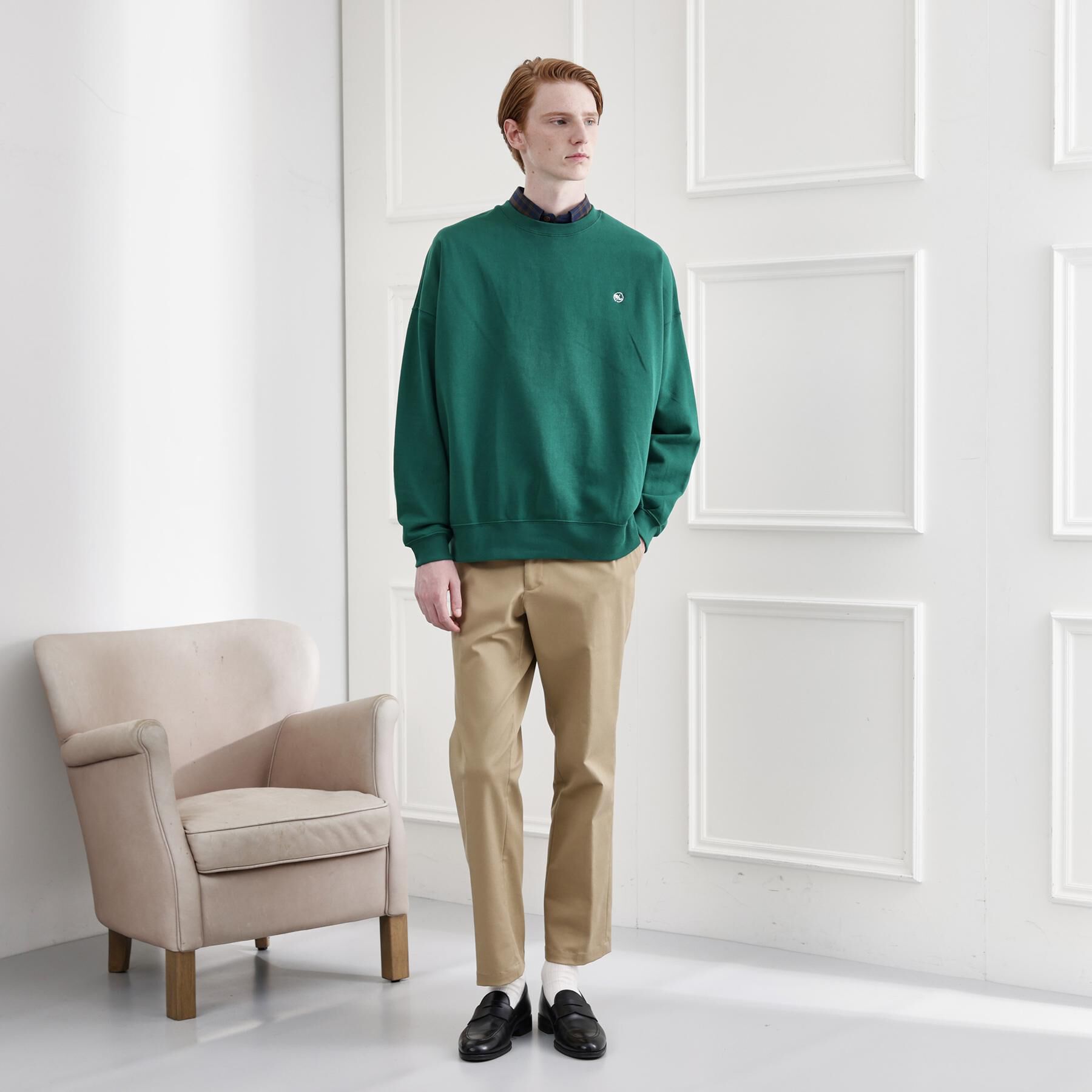 TAKEO KIKUCHI「【LIMITED】ワンポイント刺繍スウェットトレーナー」|パーカー|