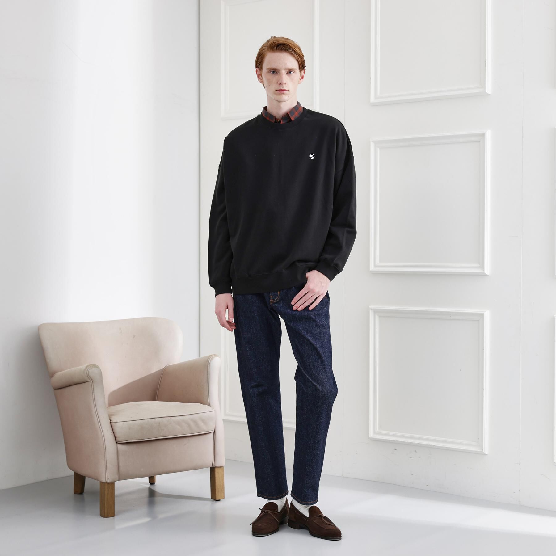 TAKEO KIKUCHI「【LIMITED】ワンポイント刺繍スウェットトレーナー」|パーカー|