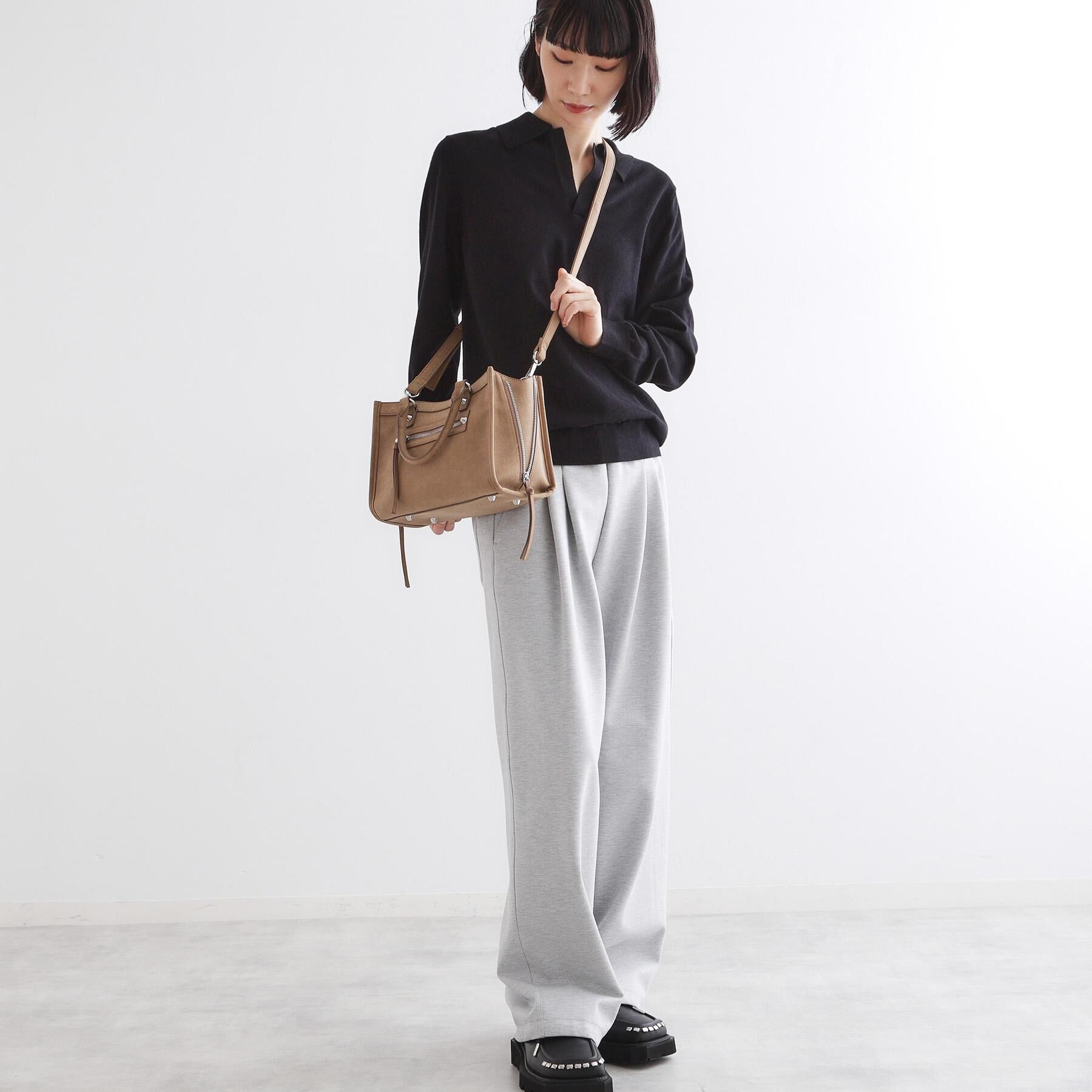 tk.TAKEO KIKUCHI「【FANCYシリーズ】スタッズスクエアボストンバッグ」|ショルダー・メッセンジャー|