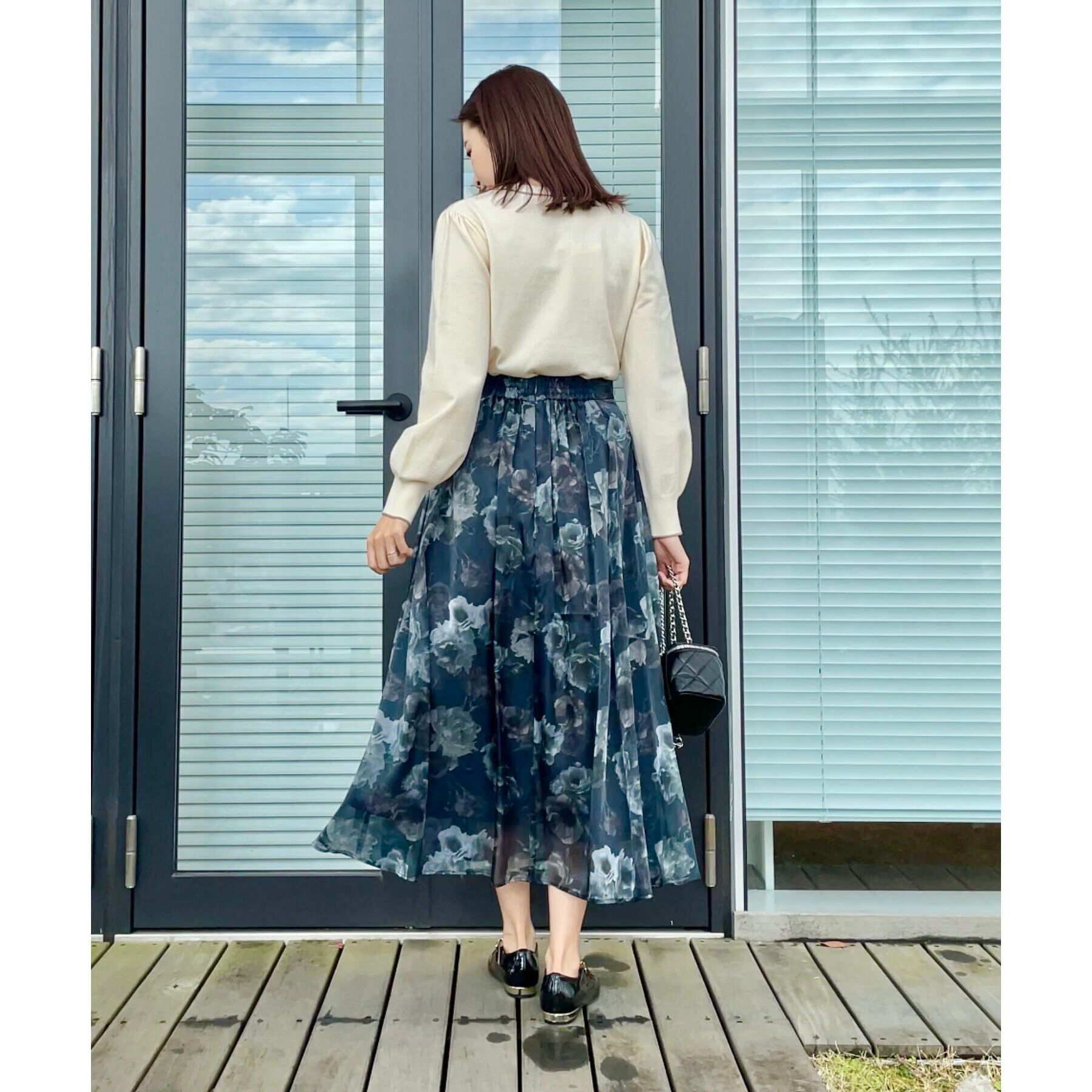 Couture broach「【大人可愛い・きれいめ】Springオーガンフルールスカート」|スカート|